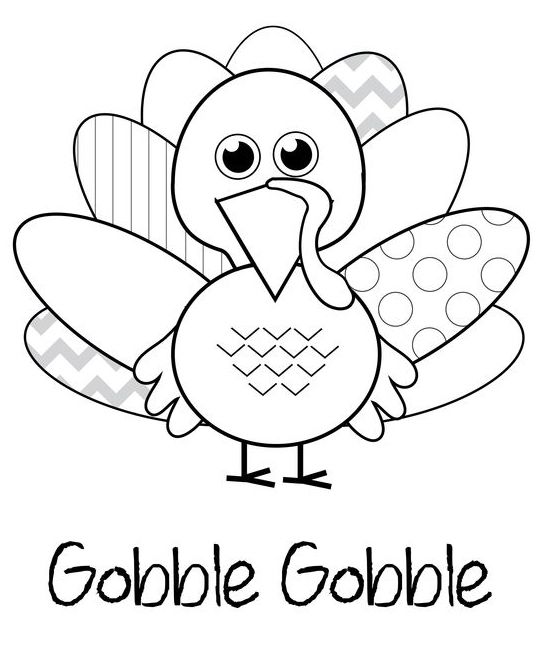 Free Coloring Pages Thanksgiving For Kids